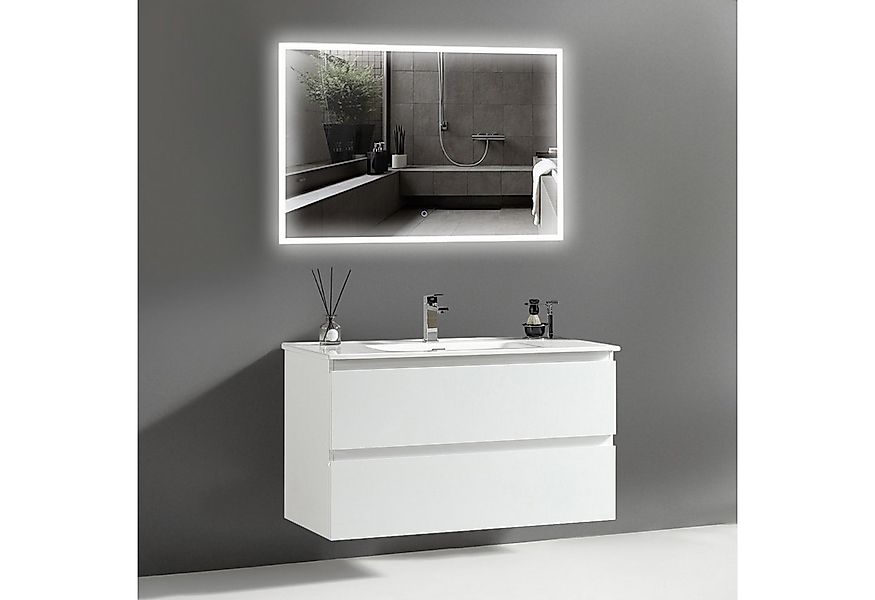 Alpenberger Badmöbel-Set Badezimmermöbel Badezimmer Schrank, (Waschplatz mi günstig online kaufen