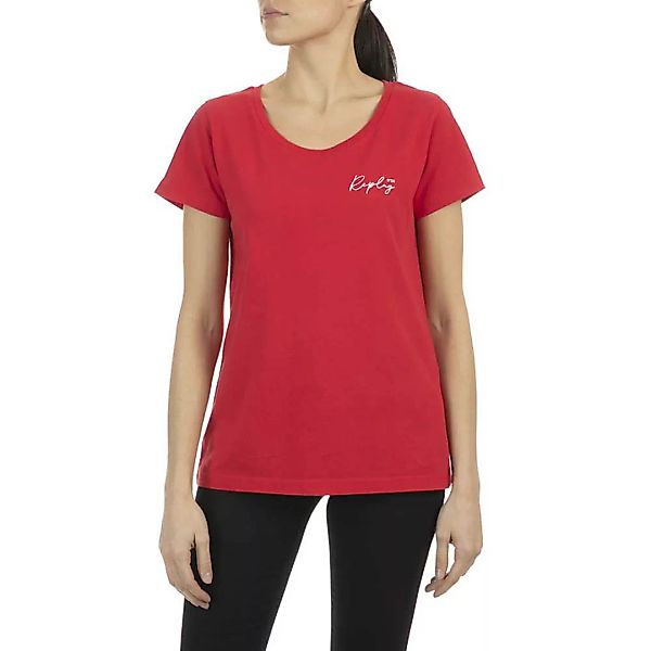 Replay W3327 Kurzärmeliges T-shirt S Bright Red günstig online kaufen