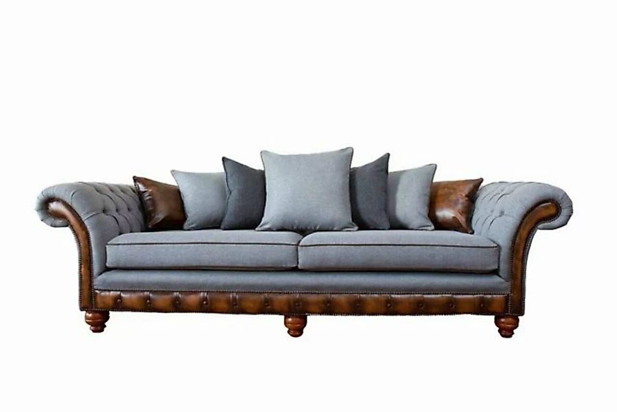 JVmoebel Chesterfield-Sofa, Sofa 4 Sitzer Chesterfield Klassisch Design Woh günstig online kaufen