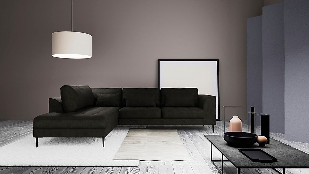 TRENDMANUFAKTUR Ecksofa "Luzi, wahlweise mit Schlaffunktion und Bettkasten, günstig online kaufen