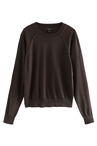 Next Rundhalspullover Weicher Strickpullover, Kurzgröße (1-tlg) günstig online kaufen