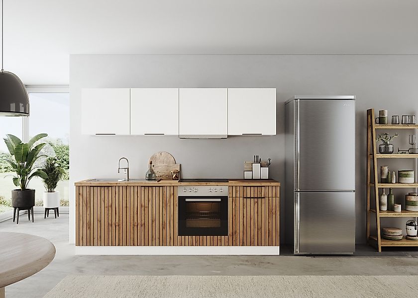 KOCHSTATION Küchenzeile KS-Lagos2, Breite 240 cm, günstig online kaufen