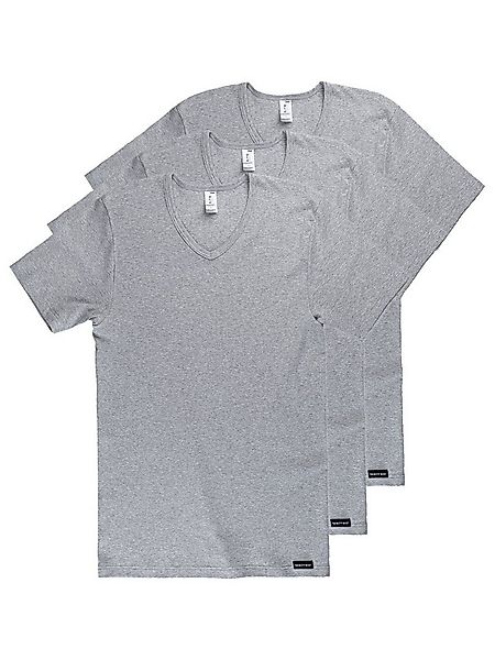 CiTO Unterziehshirt 3er Pack Herren Shirt 1/2 Arm V-Neck pure cotton (Packu günstig online kaufen