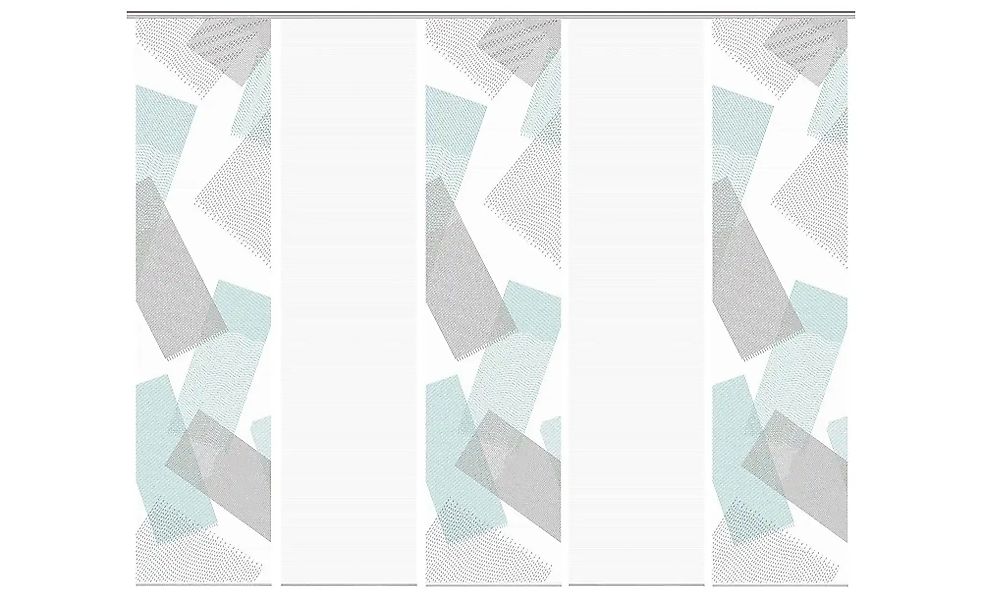 VISION S Schiebevorhang   ¦ grün ¦ Synthetik ¦ Maße (cm): B: 60 H: 260 Gard günstig online kaufen