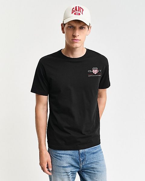 Gant T-Shirt REG ARCHIVE SHIELD EMB SS T-SHIRT von dem Archiv aus den 1980e günstig online kaufen