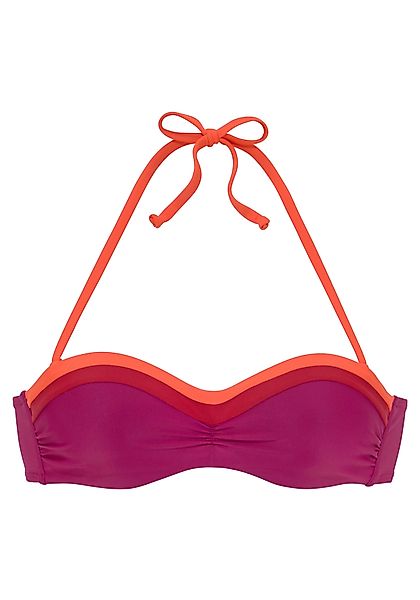 s.Oliver Bügel-Bandeau-Bikini-Top Yella, mit kontrastfarbenen Details günstig online kaufen