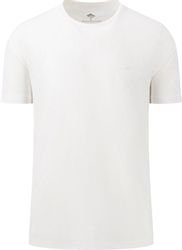 FYNCH-HATTON T-Shirt mit Rundhals und Logo-Stickerei günstig online kaufen