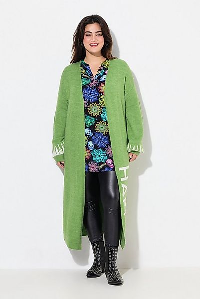 Angel of Style Strickjacke Long-Strickjacke Straight Fit HAPPY-Statements günstig online kaufen