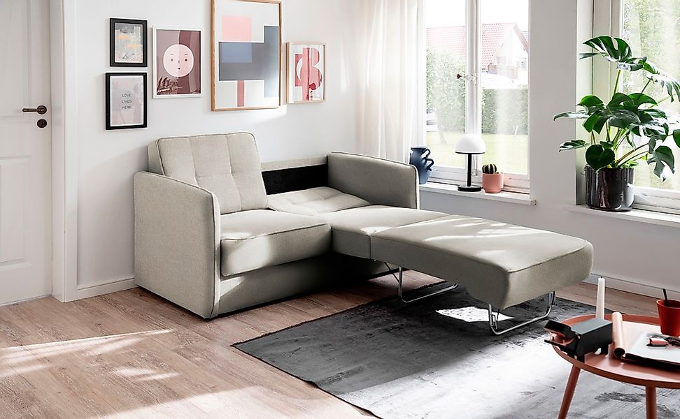 INOSIGN Schlafsofa »Milano«, zwei einzeln ausziehbare Liegefunktionen günstig online kaufen