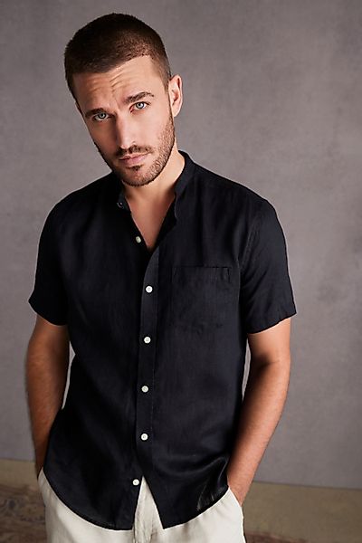 Next Kurzarmhemd Signature Kurzarm-Hemd 100 % Leinen günstig online kaufen