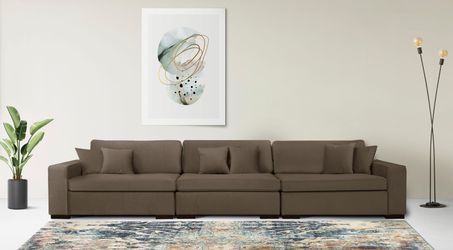Home affaire 3-Sitzer "Skara" Lounge-Sofa mit Federkernpolsterung, in viele günstig online kaufen