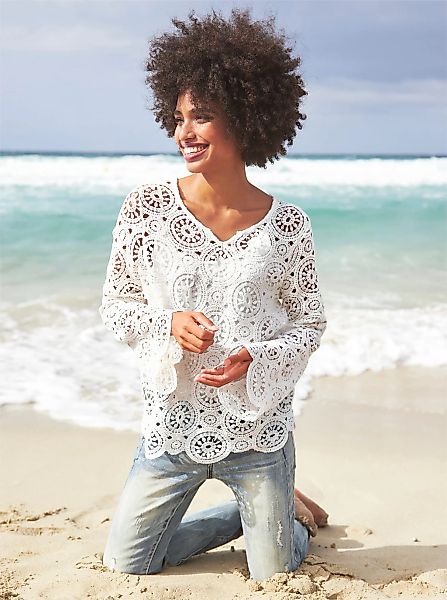 heine Spitzenshirt "Shirt" 1 Stk. tlg. günstig online kaufen