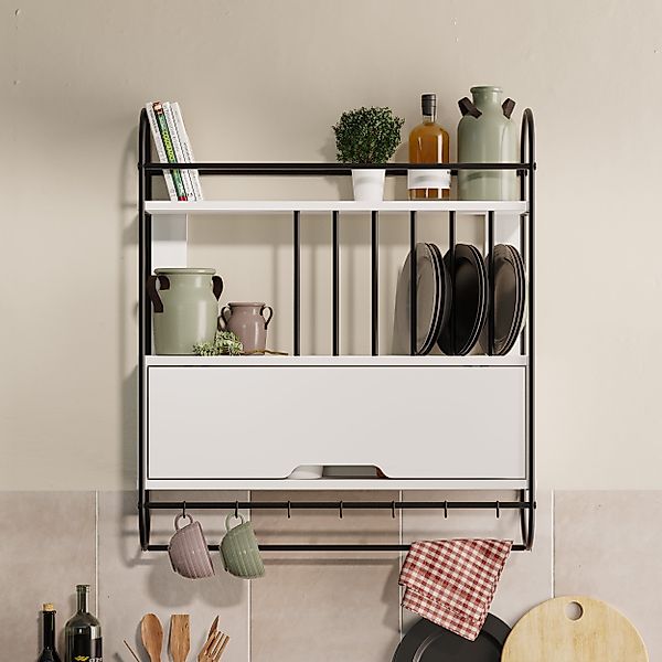 Decortie Küchenregal, Küchenwandregal, 18 x 77 günstig online kaufen