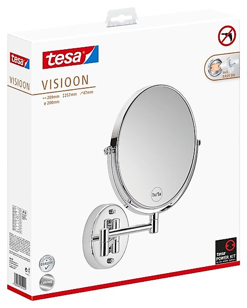 tesa Schminkspiegel schwenkbarer Kosmetikspiegel Visioon - günstig online kaufen