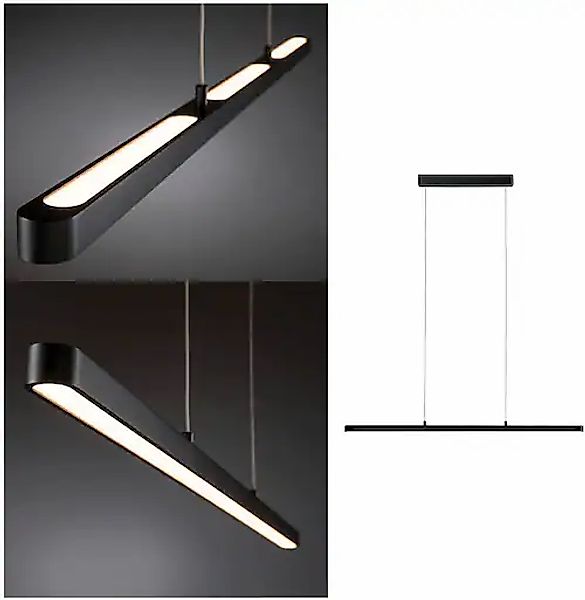 Paulmann LED Pendelleuchte »Lento«, 1 flammig, höhenverstellbar günstig online kaufen