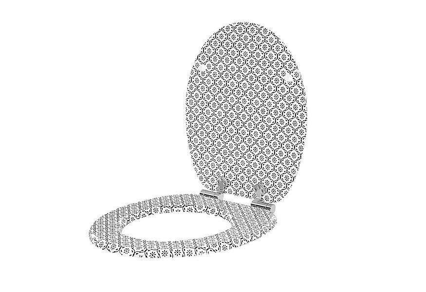 Woltu WC-Sitz (1-St), Montage von oben, mit Absenkautomatik, Klodeckel O Fo günstig online kaufen