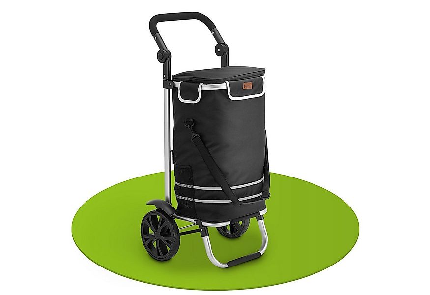 Juskys Einkaufstrolley 3in1, 56 l, mit 2 Rollen und Kühlfach, klappbar und günstig online kaufen