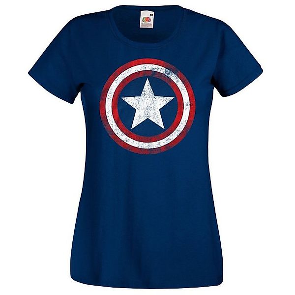 Youth Designz T-Shirt Vintage America Damen Shirt mit trendigen Frontprint günstig online kaufen