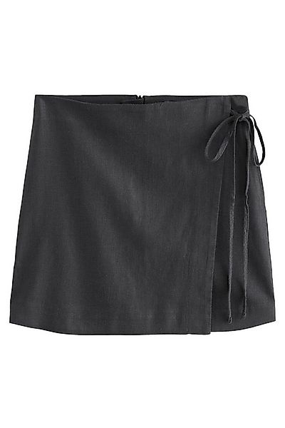 Next Minirock Wickel-Minirock mit hohem Leinenanteil (1-tlg) günstig online kaufen