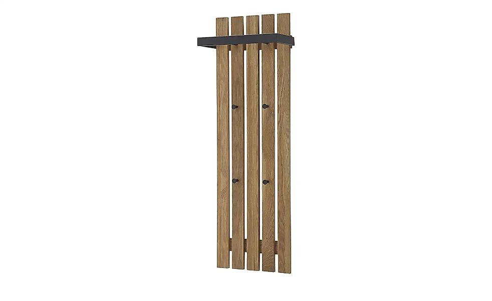 Garderobenpaneel  Mörlen ¦ holzfarben ¦ Massivholz,Metall ¦ Maße (cm): B: 4 günstig online kaufen
