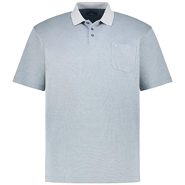 RAGMAN Pflegeleichtes Poloshirt "Soft Knit" Farbe hellblau Größe: 6XL günstig online kaufen