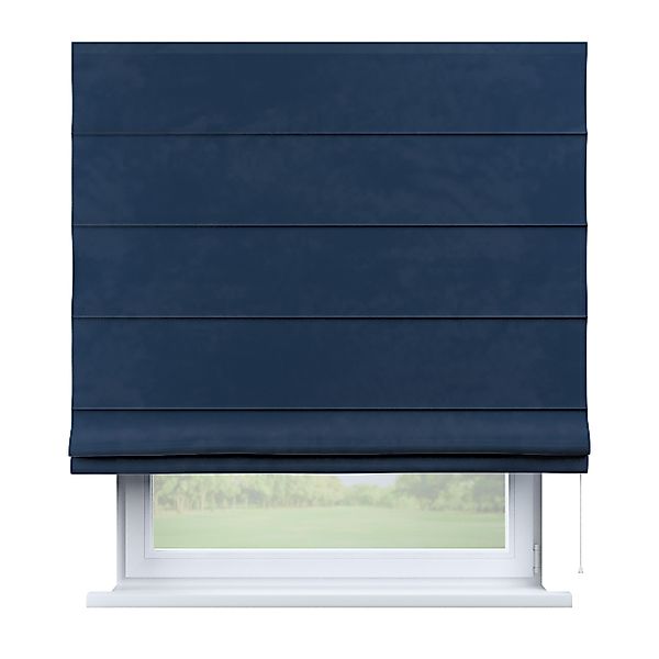 Dekoria Raffrollo Capri, dunkelblau, 120 x 170 cm günstig online kaufen