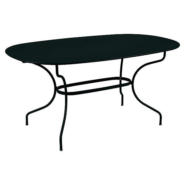 Opéra+ Ovaler Tisch 160 x 90 cm Outdoor Lakritze günstig online kaufen