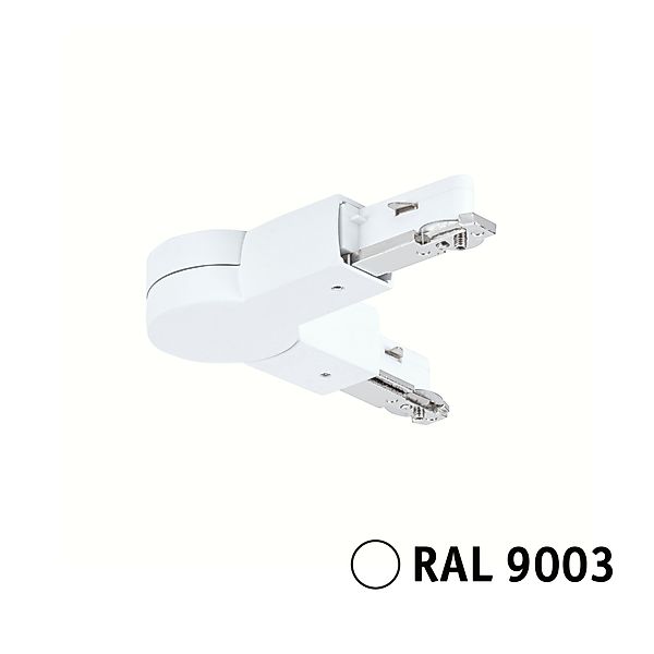 Paulmann "URail Verbinder Gelenk 159x36mm max. 1000W Signalweiß" günstig online kaufen