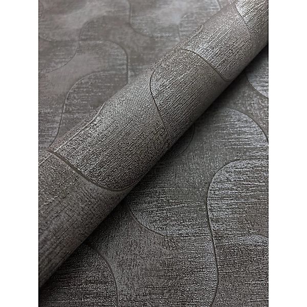 Newroom Vliestapete Kalon Anthrazit Muster Glamour FSC® günstig online kaufen