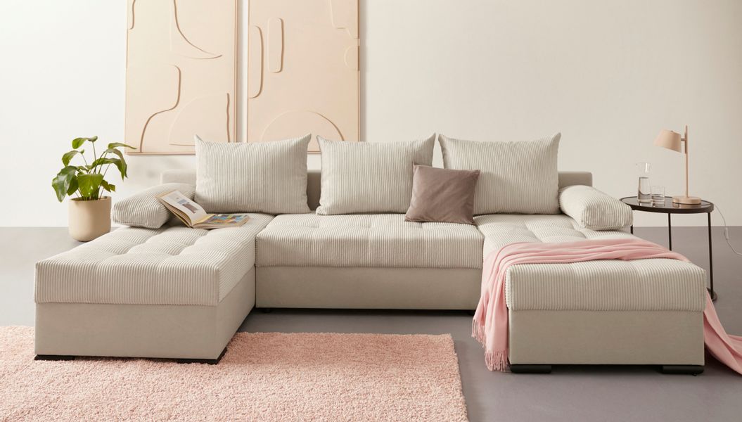 COLLECTION AB Wohnlandschaft Josy U-Form, B: günstig online kaufen