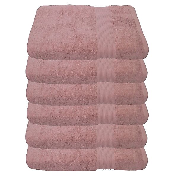 Julie Julsen Handtücher 6-Handtücher-Pastell Rosa-Handtuch 50 günstig online kaufen
