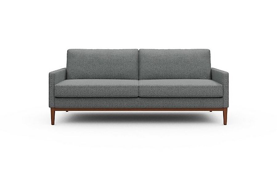 moebelfaktor Sofa Bodo 3-Sitzer, Retro-Design, elegante Linien, stabile Hol günstig online kaufen