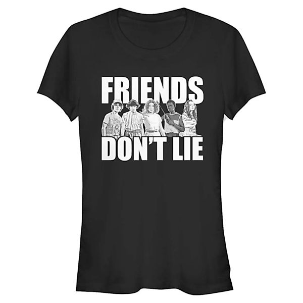 Netflix - Stranger Things - Gruppe Cast Friends Don't Lie - Frauen T-Shirt günstig online kaufen