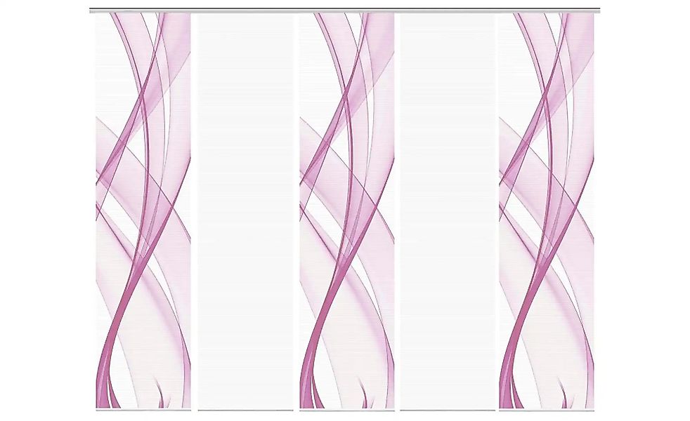 VISION S Schiebevorhang   ¦ rosa/pink ¦ Synthetik ¦ Maße (cm): B: 60 H: 260 günstig online kaufen
