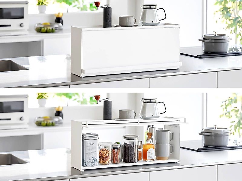 Yamazaki Küchenregal "Tower" kleiner Küchenorganizer 60x25x17cm günstig online kaufen