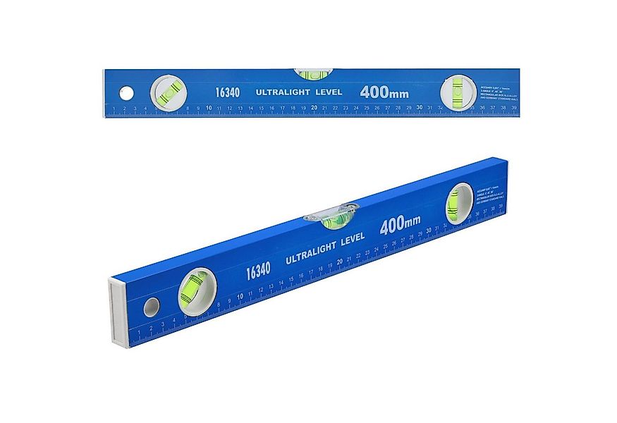 TRIZERATOP Wasserwaage Aluminium Wasserwaage 40cm, 3 Libellen, (Aluminium W günstig online kaufen