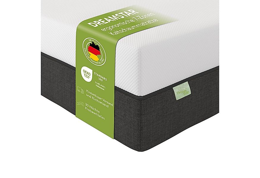 Komfortschaummatratze Sky Flex, 7-Zonen Duo-Memoryschaum-Matratze, zwei Lie günstig online kaufen