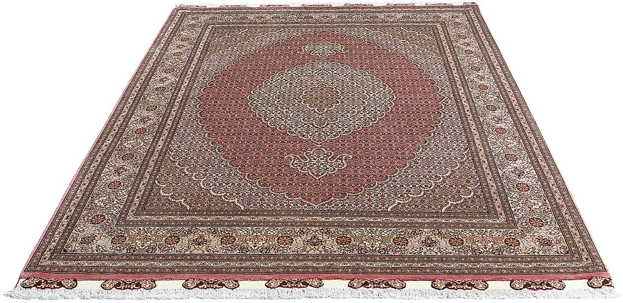 morgenland Orientteppich »Perser - Täbriz - 210 x 152 cm - hellrot«, rechte günstig online kaufen
