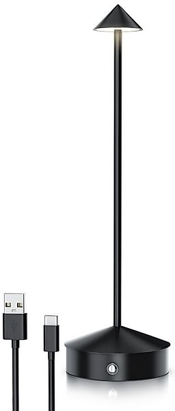 BEARWARE LED Tischleuchte kabellos, stufenlos dimmbar, 3 Lichtfarben, Akku günstig online kaufen