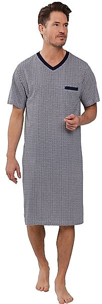 Pastunette Nachthemd Herren Schlafshirt mit kurzem günstig online kaufen