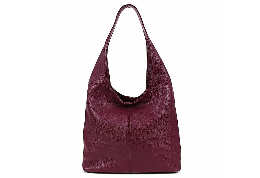 ITALYSHOP24 Shopper Made in Italy Damen echtes Leder Tasche Schultertasche günstig online kaufen