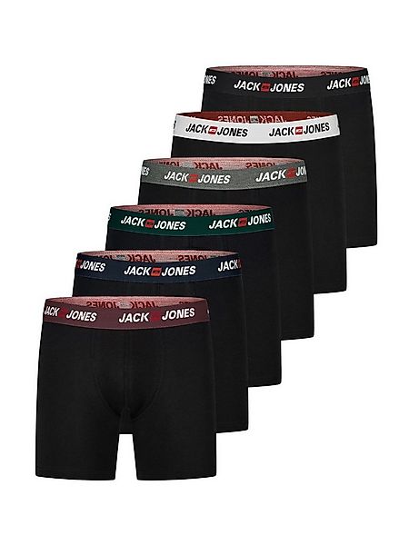 Jack & Jones Boxershorts Herren Retroshorts JACCORP 6er Pack Regular Fit (V günstig online kaufen