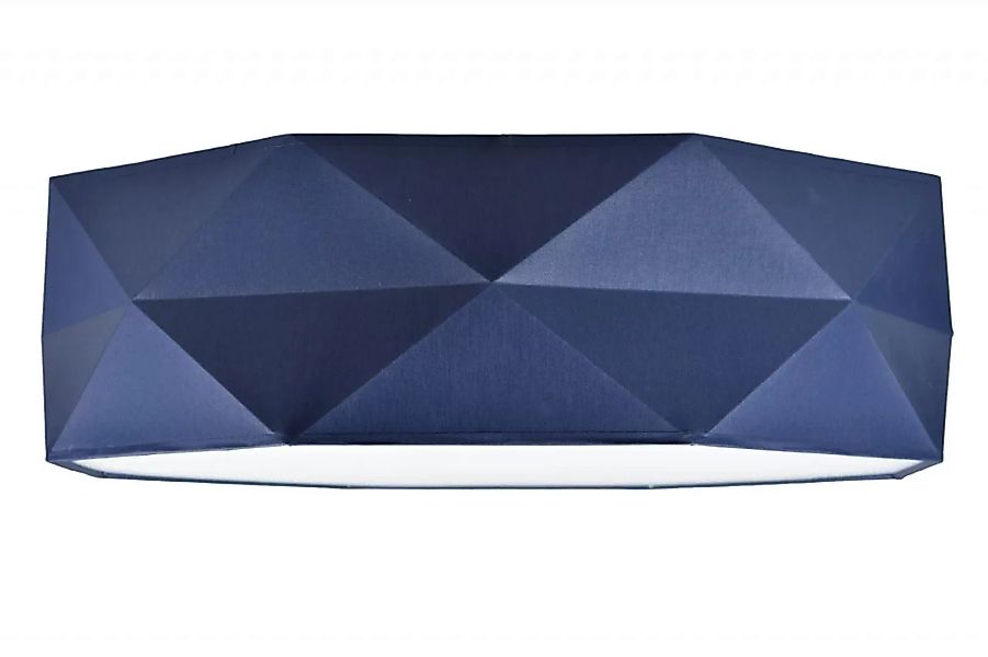 Deckenleuchte Stoff Blau 52 cm Kantoor günstig online kaufen