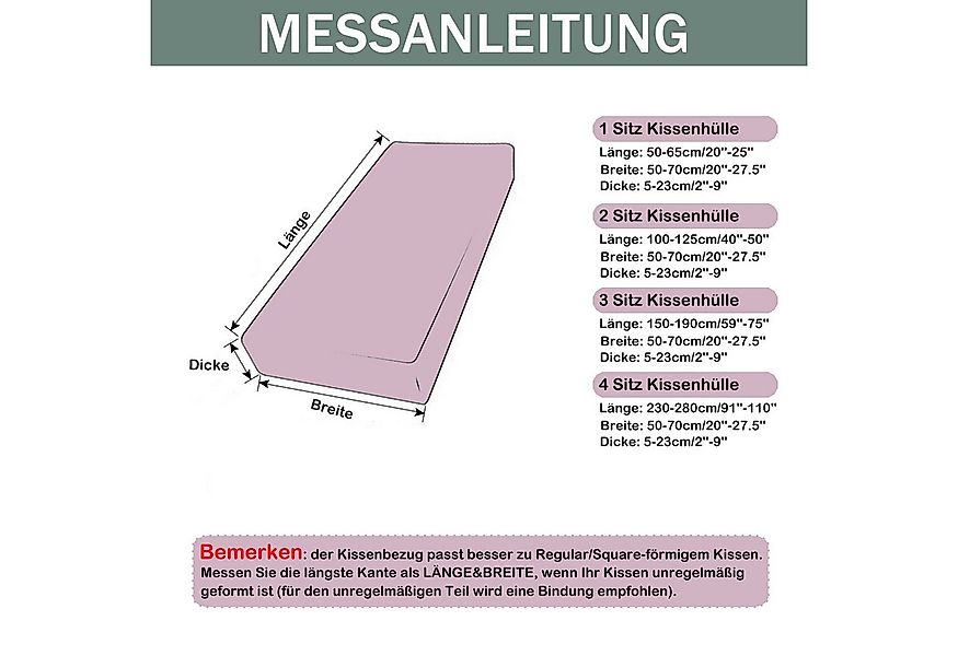Rosnek Sofahusse 1-4Sitze, Stretch, Samt, Couch Sitzbezug, Sofa Sitzkissenb günstig online kaufen