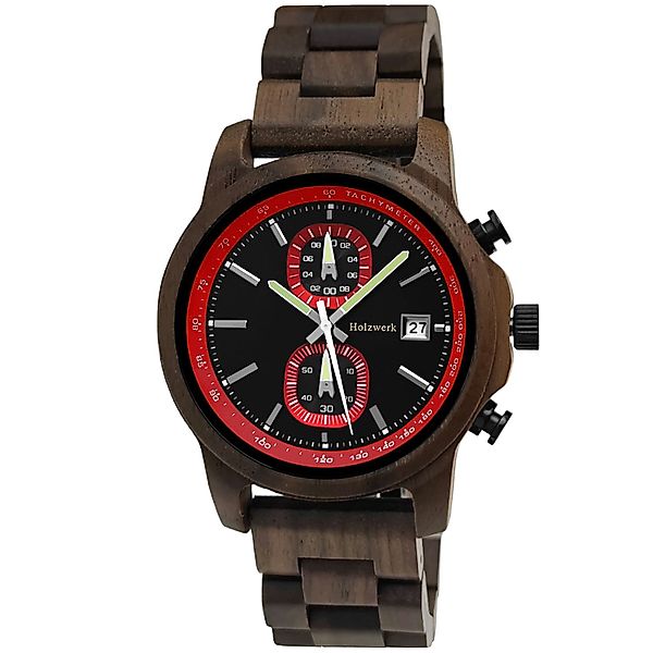 Holzwerk Chronograph Herren Designer Holz Armband günstig online kaufen