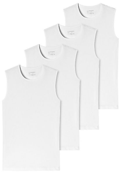 Schiesser Unterhemd 4er-Pack - 95/5 - Organic Cotton (Spar-Set, 4-St) Unter günstig online kaufen