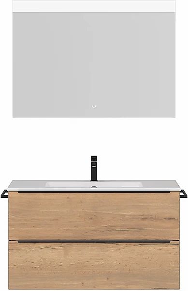 nobilia® Badmöbel-Set »Levere« vormontiert, mit Soft-Close, 2 Stk. tlg. günstig online kaufen