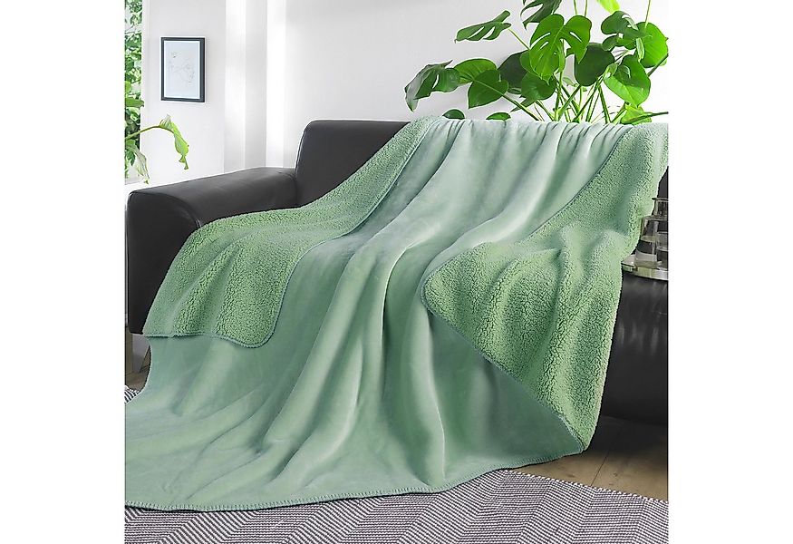 Wohndecke Wohndecke, Microfaser Uni günstig online kaufen
