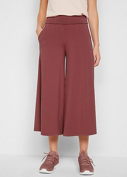bonprix Culotte mit breitem Komfortbund, lockere Passform, extraweite Beine günstig online kaufen