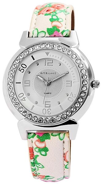 EXCELLANC Quarzuhr EX0347 Excellanc Damenuhr mit Lederimitationsband, Damen günstig online kaufen